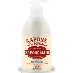 SAPONE DI TOSCANA SAPONE LIQUIDO MANI MARSIGLIA CON ESTRATTI DI ALOE BIO E GLICERINA 500 ML