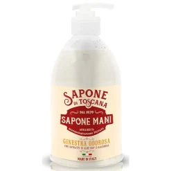 SAPONE DI TOSCANA SAPONE LIQUIDO MANI GINESTRA ODOROSA CON ESTRATTI DI ALOE BIO E GLICERINA 500 ML