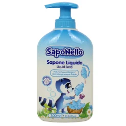 SAPONELLO SAPONE LIQUIDO MANI DELICATO ZUCCHERO FILATO 300 ML. #BAMBINI