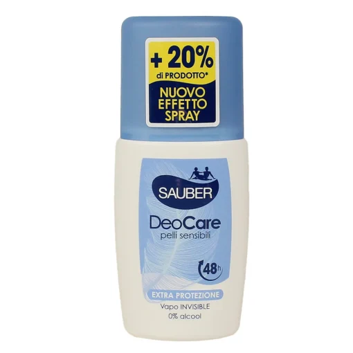 SAUBER DEO CARE PELLI SENSIBILI CON ATTIVI POSTBIOTICI 48h VAPO 90 ML
