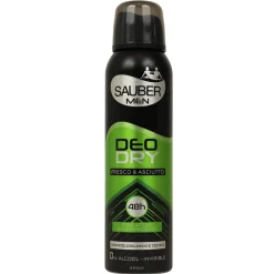 SAUBER MEN DEO DRY FRESCO & ASCIUTTO 48h SPRAY 150 ML