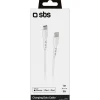 SBS CAVO TYPE C MFI LUNGHEZZA 1 MT BIANCO 64474