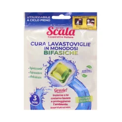 SCALA CURA LAVASTOVIGLIE 3 MONODOSI BIFASICHE