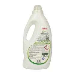SCALA DETERSIVO LIQUIDO BUCATO LAVATRICE IGIENIZZANTE ELIMINA ODORI BERGAMOTTO e LEGNI PREGIATI 37 LAVAGGI LT 1,5