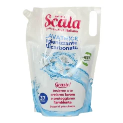 SCALA DETERSIVO LIQUIDO BUCATO LAVATRICE IGIENIZZANTE BICARBONATO RICARICA BUSTA 37 LAVAGGI