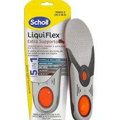 SCHOLL SOLETTE LIQUIFLEX EXTRA SUPPORTO TAGLIA S 35.5-40.5