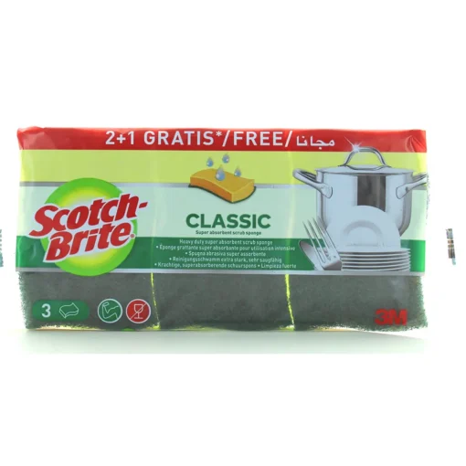 SCOTCH BRITE SPUGNA VEGETALE 2+1 PZ