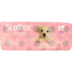 SCOTTEX CARTA IGIENICA L'ORIGINALE 10 ROTOLI 2 VELI