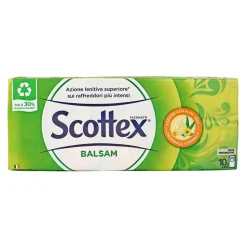 SCOTTEX FAZZOLETTI BALSAM 10 PZ 4 VELI