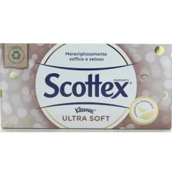 SCOTTEX FAZZOLETTI VELINE ULTRA SOFT BOX 80 PZ 3 VELI