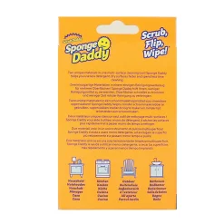 SCRUB DADDY 4 SPONGE DADDY SPONGE+SCRUBBER - SPUGNE ANTIGRAFFIO STOVIGLIE -