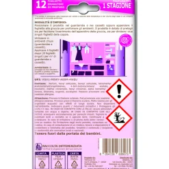 SECRETS LAUNDRY 12 FOGIETT EMANATORI PROFUMO FLOWER PROTEGGE & PROFUMA ARMADI e CASSETTI