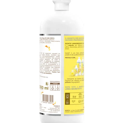 SECRETS LAUNDRY AMMOBIDENTE PROFUMANTE LOTUS 1 LT 40 TRATTAMENTI