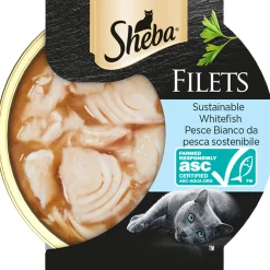 SHEBA FILETS PESCE BIANCO LATTINA 60 grammi