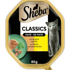 SHEBA PATE' CON ANATRA E POLLO VASCHETTA 85 grammi