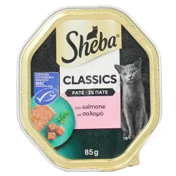 SHEBA PATE' SALMONE VASCHETTA 85 GR