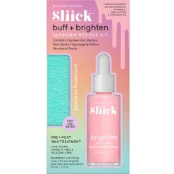 SLIICK BUFF+BRIGHTEN KIT PELI INCARNITI - GUANTO ESFOLIANTE E SIERO