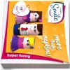 SMILE LUCART TOVAGLIOLI 33x33 44 PEZZI 2 VELI BIANCO