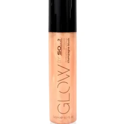 SO...? GLOW BY ACQUA PROFUMATA GLITTER SHIMMER MIST CHAMPAGNE BLUSH 140 ML