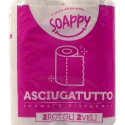 SOAPPY ASCIUGATUTTO 2 ROTOLI 2 VELI 44 STRAPPI