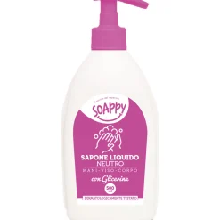 SOAPPY SAPONE LIQUIDO NEUTRO MANI VISO CORPO CON GLICERINA 500 ML
