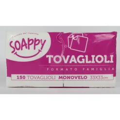 SOAPPY TOVAGLIOLI 33x33 1 VELO 150 PEZZI