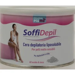 SOFFIDEPIL CERA DEPILATORIA ZINCO VASO 400 ML