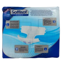SOFFISOF PANNOLONI MUTANDINA ADULTI MISURA MEDIUM GIRO VITA 70-110 CM BUSTA 15 PEZZI  ASSORBENZA MAXI 9 GOCCE DISPOSITIVO MEDICO CE DI CLASSE 1
