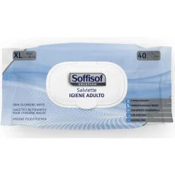 SOFFISOF SALVIETTE IGIENE ADULTO 40 PEZZI XL CM 20x30