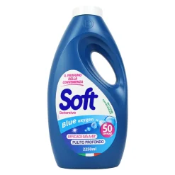 SOFT DETERSIVO BUCATO LAVATRICE BLUE OXYGEN 50 LAVAGGI 2250 ML