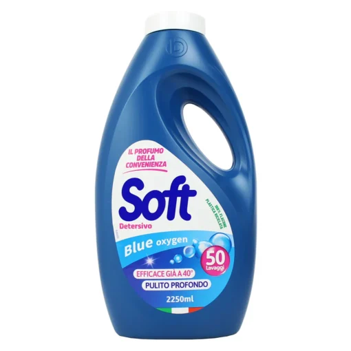 SOFT DETERSIVO BUCATO LAVATRICE BLUE OXYGEN 50 LAVAGGI 2250 ML