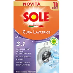 SOLE CURA LAVATRICE LIQUIDO 3in1 FRESCHEZZA FLOREALE 250 ML