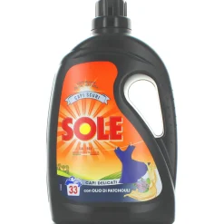 SOLE DETERSIVO BUCATO A MANO E LAVATRICE LIQUIDO LANA E CAPI DELICATI SCURI 33 LAVAGGI 2 LITRI
