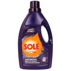 SOLE DETERSIVO BUCATO A MANO E LAVATRICE LIQUIDO LANA E CAPI DELICATI SCURI 16 LAVAGGI 1 LITRO