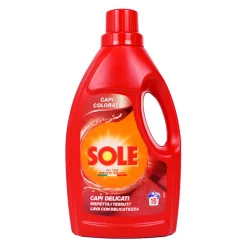 SOLE DETERSIVO BUCATO A MANO E LAVATRICE LIQUIDO E CAPI DELICATI COLORATI 16 LAVAGGI 1 LITRO