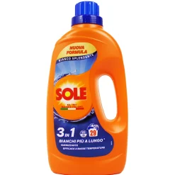 SOLE DETERSIVO LIQUIDO BUCATO LAVATRICE BIANCO SPLENDENTE 29 LAVAGGI LT 1,305