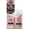 S.O.S.COLOR&GO COLORAZIONE PREOFESSIONALE PERMANENTE 10 MINUTI DUO SET CREMA 90 ML + RIVELATORE IN CREMA 90 ML 4.0 CASTANO