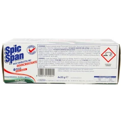 SPIC&SPAN DEO TAVOLETTA WC 4 PZ. DISINCROSTANTE