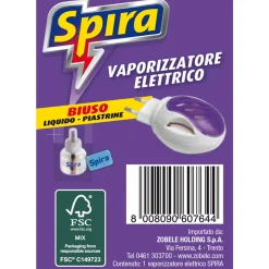 SPIRA VAPORIZZATORE ELETTRICO BIUSO LIQUIDO / PIASTRINE