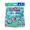SPONTEX MICROFIBRE 3 PANNI MOSAIK 36x38 CM