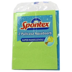 SPONTEX PULICASA AQUABSORB 2 PEZZI