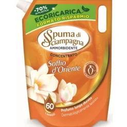 SPUMA DI SCIAMPAGNA AMMORBIDENTE CONCENTRATO ECORICARICA SOFFIO D'ORIENTE BUSTA 60 LAVAGGI