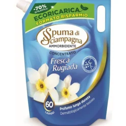 SPUMA DI SCIAMPAGNA AMMORBIDENTE CONCENTRATO ECORICARICA FRESCA RUGIADA BUSTA 60 LAVAGGI