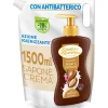 SPUMA DI SCIAMPAGNA SAPONE CREMA CON ANTIBATTERICO IGIENIZZANTE ARGAN e PATCHOULI RICARICA BUSTA 1500 ML