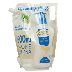 SPUMA DI SCIAMPAGNA SAPONECREMA LIQUIDO MANI MARSIGLIA AZIONE IGIENIZZANTE ECORICARICA BUSTA 1500 ML