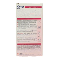 STREP 20 STRISCE DEPILATORIE VISO E PARTI DELICATE CRISTAL