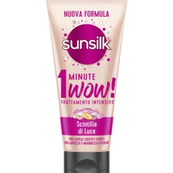 SUNSILK TRATTAMENTO INTENSIVO 1 MINUTE WOW! SCINTILLE DI LUCE CAPELLI CRESPI E SPENTI 180 ML