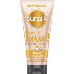 SUNSILK TRATTAMENTO INTENSIVO 1 MINUTE WOW! MORBIDI E LISCI CAPELLI SECCHI E SPENTI 180 ML