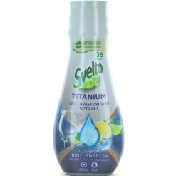 SVELTO GEL LAVASTOVIGLIE TUTTOin1 CRYSTAL SHINE 36 LAVAGGI 640 ML