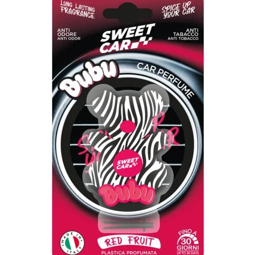 SWEET CAR PROFUMATORE AUTO IN PLASTICA PROFUMATA RED FRUIT
